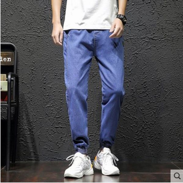 the blue jeans men's popular logo beam feet nine points, han edition tide of cultivate one's morality contracted joker haroun pant
the blue jeans men's popular logo beam feet nine points, han edition tide of cultivate one's morality contracted joker haroun pant