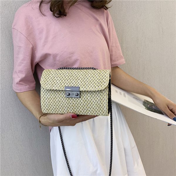 fashion wild retro shoulder bag women messenger chain small square woven bag summer straw lock beach bags bolsa feminina #38
fashion wild retro shoulder bag women messenger chain small square woven bag summer straw lock beach bags bolsa feminina #38