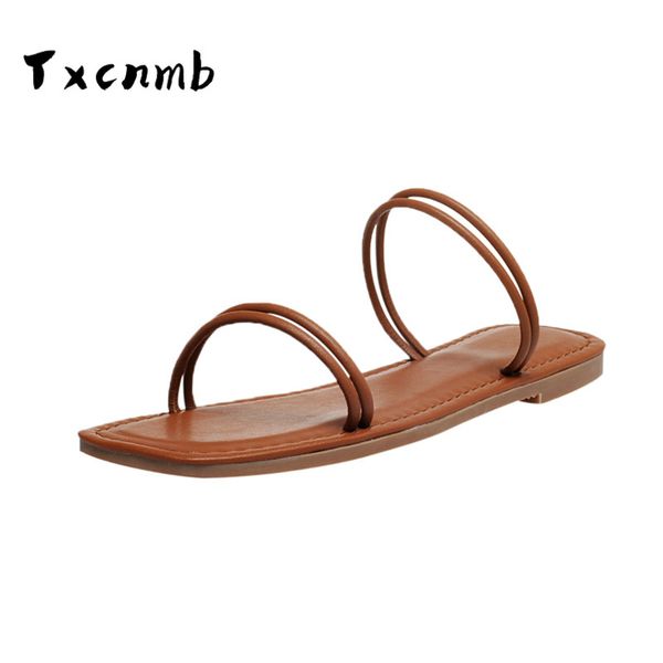 txcnmb summer women sandals open toe flip flops women's flat sandles fashion comfort slippers female rome style sandals, Black
txcnmb summer women sandals open toe flip flops women's flat sandles fashion comfort slippers female rome style sandals, Black