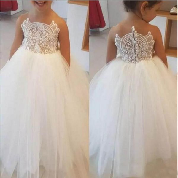 2019 simple white flower girl dresses jewel neck lace appliqued tulle girl pageant dresses sleeveless ball gown, White;blue
2019 simple white flower girl dresses jewel neck lace appliqued tulle girl pageant dresses sleeveless ball gown, White;blue