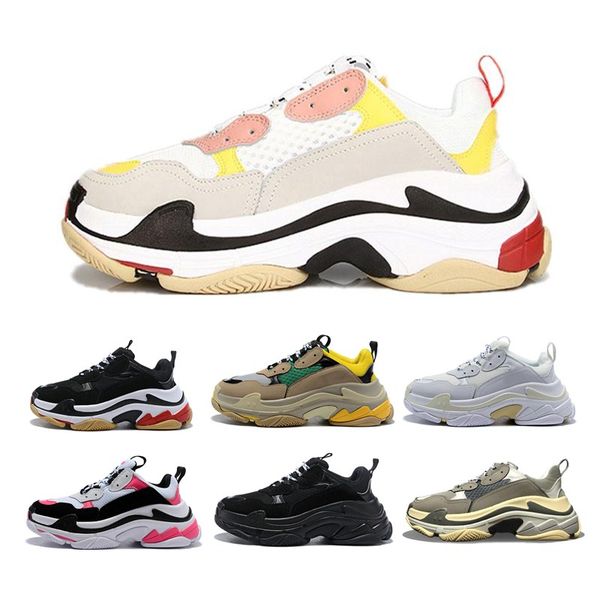 2019 мульти престижное тройной дизайнер низкий старый папа sneaker сочетание подошвы ботинок женщин людей способа вскользь ботинки размер hi
2019 мульти престижное тройной дизайнер низкий старый папа sneaker сочетание подошвы ботинок женщин людей способа вскользь ботинки размер hi