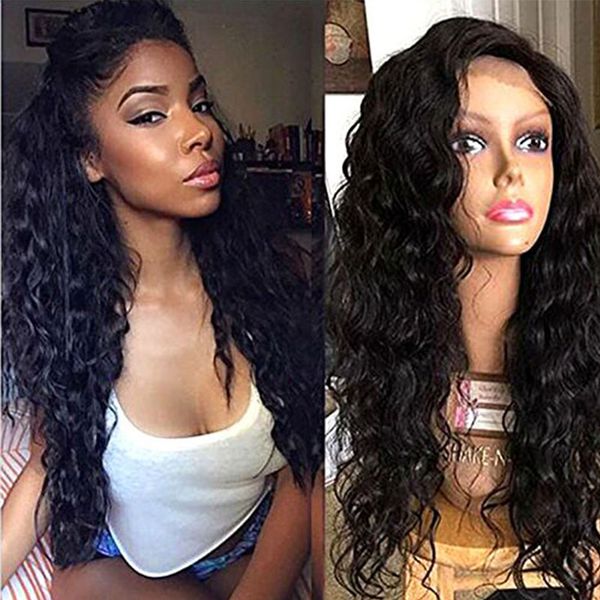 water wave human hair full lace wigs with natural hairline 180% density pre plucked lace front wigs for black women, Black;brown
water wave human hair full lace wigs with natural hairline 180% density pre plucked lace front wigs for black women, Black;brown