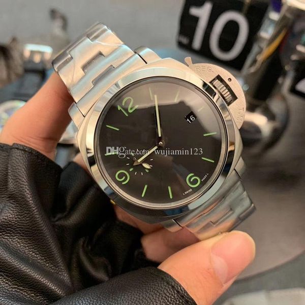 

2019 whole ale luxury fa hion quality 361l tainle teel waterproof man 039 automatic mechanical wri twatch imported leather belt