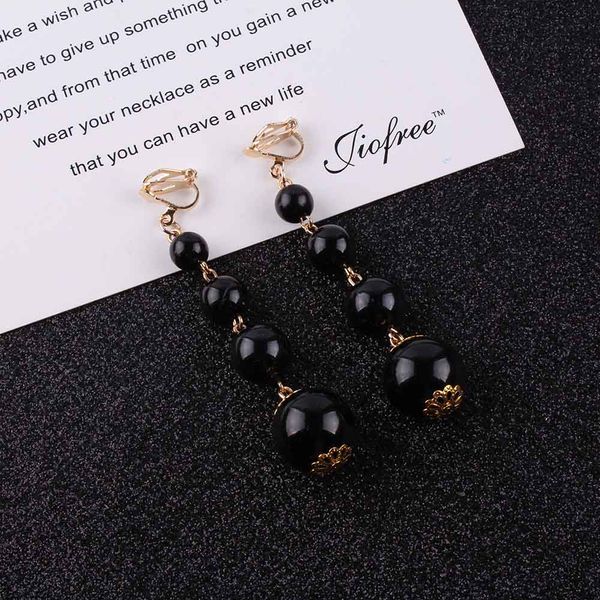 long simulated-pearl clip on earrings no pierced ears elegant vintage female gift the bridal jewelry, Silver
long simulated-pearl clip on earrings no pierced ears elegant vintage female gift the bridal jewelry, Silver