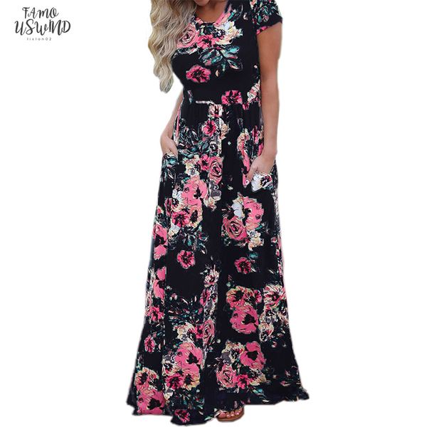 new arrival boho floral print dress women casual short sleeve o neck beach dress plus size long summer dress elegant vestidos, Black;gray
new arrival boho floral print dress women casual short sleeve o neck beach dress plus size long summer dress elegant vestidos, Black;gray