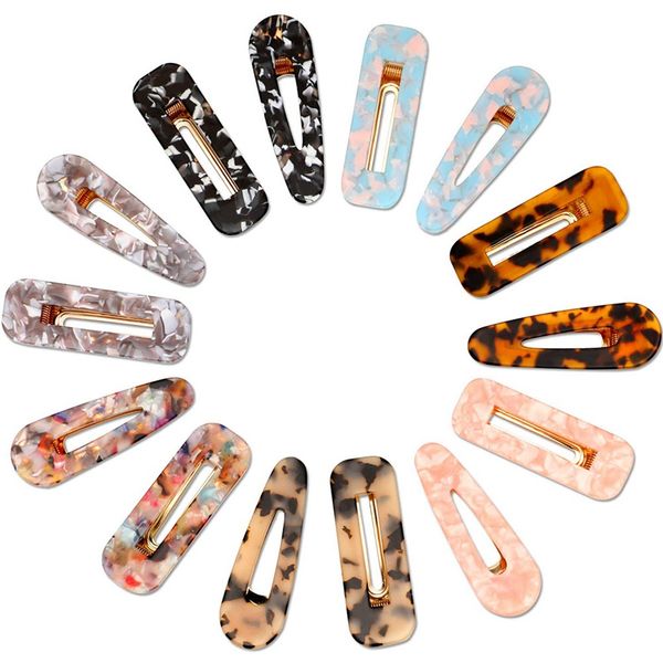 14 pcs resin acrylic hair clip hairpinleopard print hair barrettes vintage alligator clips for women girls accessories, Golden;white
14 pcs resin acrylic hair clip hairpinleopard print hair barrettes vintage alligator clips for women girls accessories, Golden;white