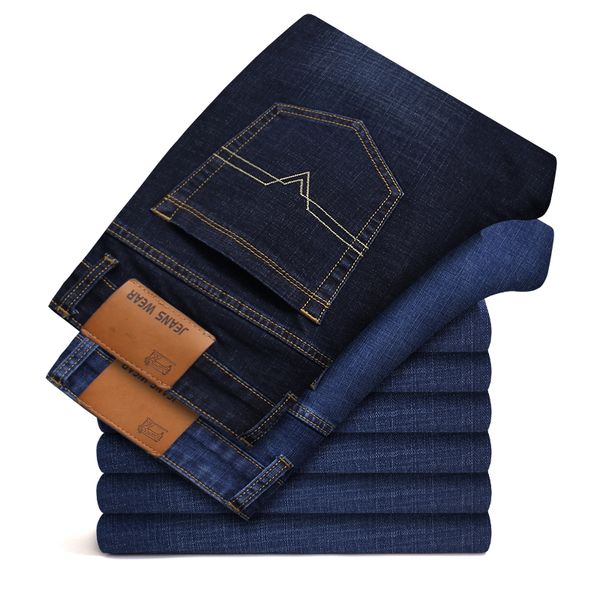 plus 40 42 46 new spring cotton jeans men denim trousers soft mens pants men's fashion business casual, Blue
plus 40 42 46 new spring cotton jeans men denim trousers soft mens pants men's fashion business casual, Blue