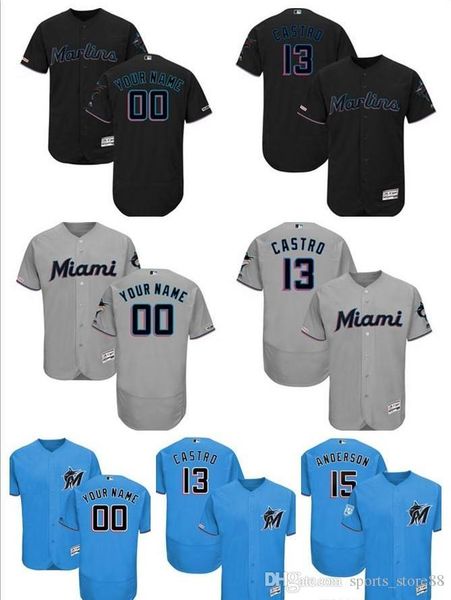 miamimarlins 13 brian anderson majestic road authentic collection flex base custom baseball jersey, Blue;black
miamimarlins 13 brian anderson majestic road authentic collection flex base custom baseball jersey, Blue;black