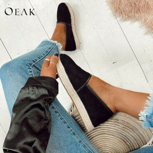 oeak drop shipping new women flats shoes slip on casual ladies canvas shoes thick bottom lazy loafers female 2019, Black
oeak drop shipping new women flats shoes slip on casual ladies canvas shoes thick bottom lazy loafers female 2019, Black
