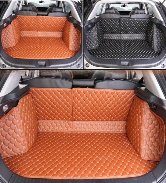 fiber leather car trunk mat for cdx 2016 2017 2018 2019 car accessories