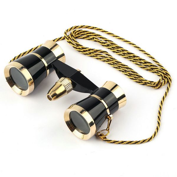 black 3x25 glasses coated binocular telescope theater opera glasses for lady with gold trim & necklace chain binocular sale
black 3x25 glasses coated binocular telescope theater opera glasses for lady with gold trim & necklace chain binocular sale