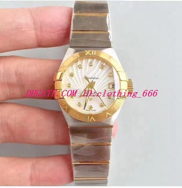 edition luxury 18k rose gold ladies watch eta 8520 automatic 316l steel diamond brzel mother of pearl dial 27mm sapphire crystal watch, Slivery;brown
edition luxury 18k rose gold ladies watch eta 8520 automatic 316l steel diamond brzel mother of pearl dial 27mm sapphire crystal watch, Slivery;brown