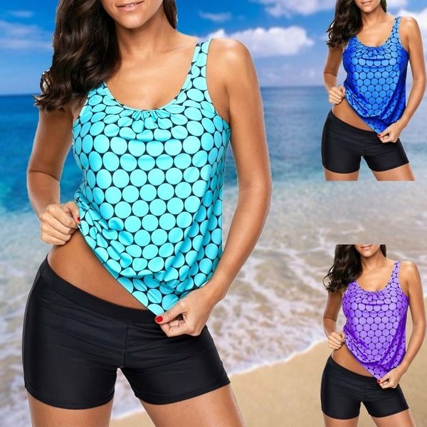 polka dot print scoop neck tankini with shorts push up swimsuit 2018 new women ladies vintage beach wear plus size swimwear, White;black
polka dot print scoop neck tankini with shorts push up swimsuit 2018 new women ladies vintage beach wear plus size swimwear, White;black