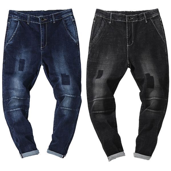 plus size jeans male 2019 spring new men's fashion slim fit ripped jeans elastic casual trousers brand clothes blue black
plus size jeans male 2019 spring new men's fashion slim fit ripped jeans elastic casual trousers brand clothes blue black