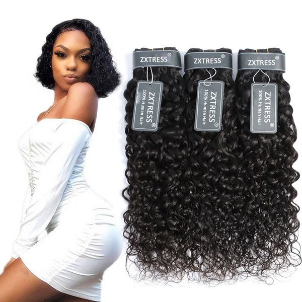 unprocessed brazilian water wave human hair weaves 3 bundles natural color wholesale hair extension wefts double drawn 8-30 inch, Black
unprocessed brazilian water wave human hair weaves 3 bundles natural color wholesale hair extension wefts double drawn 8-30 inch, Black