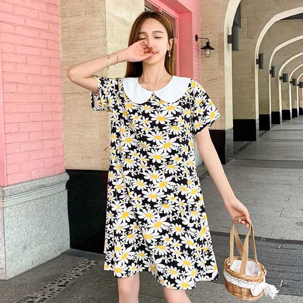 maternity dresses 5899# clothes summer short sleeve easy matching loose stylish floral dress for pregnant women mom, White
maternity dresses 5899# clothes summer short sleeve easy matching loose stylish floral dress for pregnant women mom, White