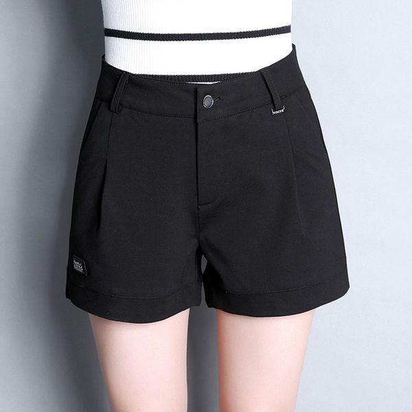 shinymora autumn casual shorts for women cotton shorts office lady style short pants black solid color female, White;black
shinymora autumn casual shorts for women cotton shorts office lady style short pants black solid color female, White;black
