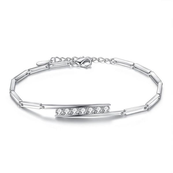 925 silver link chain браслет фианиты кристалл бар очаровывает браслет для женщин моды серебряных ювелирных изделий ny368, Golden;silver
925 silver link chain браслет фианиты кристалл бар очаровывает браслет для женщин моды серебряных ювелирных изделий ny368, Golden;silver