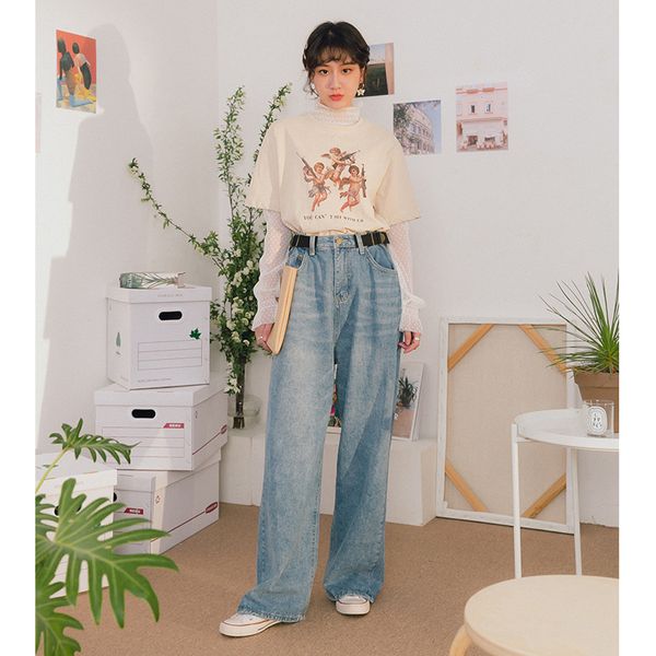 korean fashion wide leg jeans loose high waist full length trousers boyfriend baggy flare denim pants 2019 summer, Blue
korean fashion wide leg jeans loose high waist full length trousers boyfriend baggy flare denim pants 2019 summer, Blue