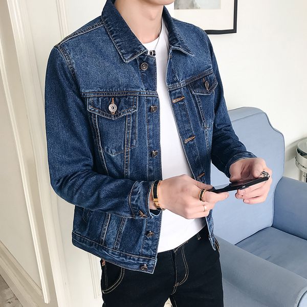 2018 spring and autumn new style korean-style fashion jacket slim fit casual handsome men solid color pocket decoration jacket, Black;brown
2018 spring and autumn new style korean-style fashion jacket slim fit casual handsome men solid color pocket decoration jacket, Black;brown
