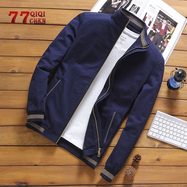 spring autumn mens bomber jackets casual male outwear windbreaker stand collar jacket mens baseball slim coats plus size m-5xl, Black;brown
spring autumn mens bomber jackets casual male outwear windbreaker stand collar jacket mens baseball slim coats plus size m-5xl, Black;brown