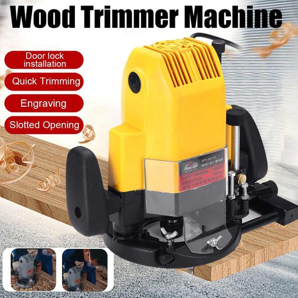 1350w 220v electric plunge router 1/2" wood routing machine collet electric router woodworking trimmer trimming machine
1350w 220v electric plunge router 1/2" wood routing machine collet electric router woodworking trimmer trimming machine