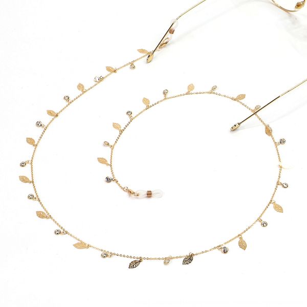 high-grade zircon leaf handmade accessory chain personalized glasses rope lanyard glasses accessories, Blue
high-grade zircon leaf handmade accessory chain personalized glasses rope lanyard glasses accessories, Blue