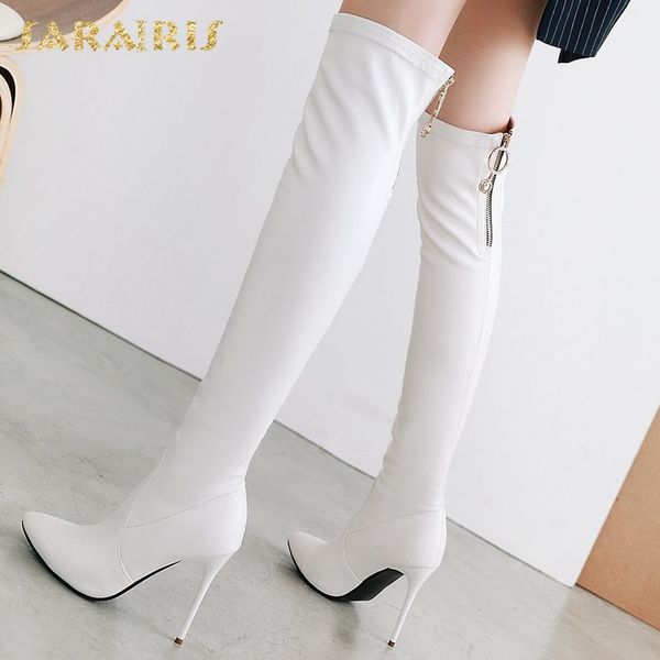 sarairis women's over the knee boots thin high heels shoes woman pointed toe autumn winter boots woman plus size 33-46, Black
sarairis women's over the knee boots thin high heels shoes woman pointed toe autumn winter boots woman plus size 33-46, Black