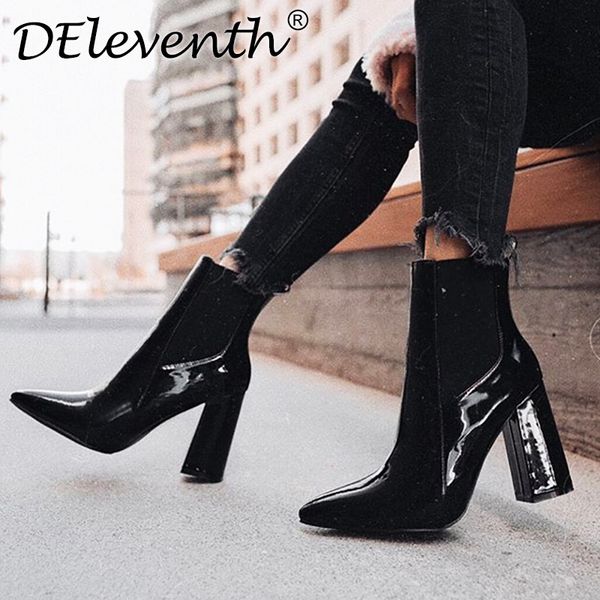deleventh pointed toe riding boots women's shoes thick high heels ankle boots punk pock gothic biker woman big size 42, Black
deleventh pointed toe riding boots women's shoes thick high heels ankle boots punk pock gothic biker woman big size 42, Black