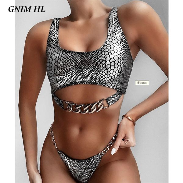 women's swimwear gnim chain women hollow out bikini swimsuit female summer silver bathing suit push up brazilian biquini set, White;black
women's swimwear gnim chain women hollow out bikini swimsuit female summer silver bathing suit push up brazilian biquini set, White;black