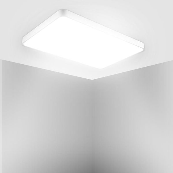 led lighting square ultra-thin panel ceiling light remote control adjustable indoor light usa in stock delivery bedroom light