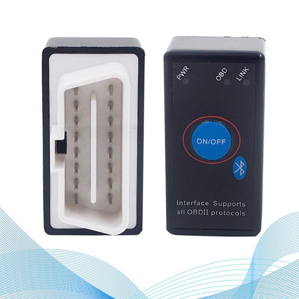 super mini elm327 bluetooth elm 327 power switch v2.1 on/off button obd2 car diagnostic tool multi-languages for obdii protocols
super mini elm327 bluetooth elm 327 power switch v2.1 on/off button obd2 car diagnostic tool multi-languages for obdii protocols