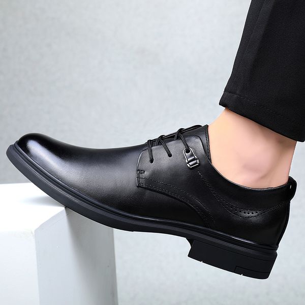 man formal shoes round toe lace-up wedding party classic outdoor business dress man shoes fashion male dress size 38-46 a4, Black
man formal shoes round toe lace-up wedding party classic outdoor business dress man shoes fashion male dress size 38-46 a4, Black
