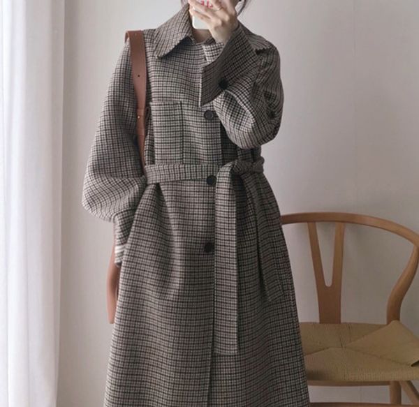 korean vintage plaid women long wollen coat with belt full sleeve turn down collar overcoat plus size manteau femme elegant, Black
korean vintage plaid women long wollen coat with belt full sleeve turn down collar overcoat plus size manteau femme elegant, Black