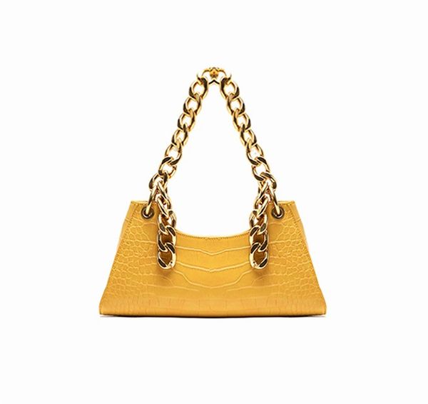 european and american designer handbag rough metal chain underarm bags street p burst crocodile design stick bag shoulder bag 3
european and american designer handbag rough metal chain underarm bags street p burst crocodile design stick bag shoulder bag 3