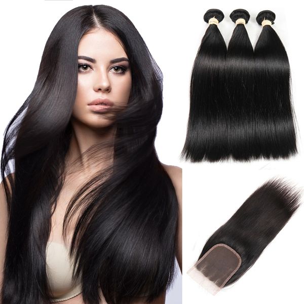 Пучок волос человек с HD Lace Closure бразильском Связки волос Straight Virgin Extensions волос Свободный / Средний / Три части Закрытие 4 * 4
Пучок волос человек с HD Lace Closure бразильском Связки волос Straight Virgin Extensions волос Свободный / Средний / Три части Закрытие 4 * 4
