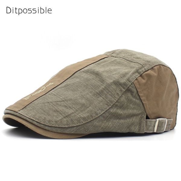 ditpossible patch washed cotton beret hats men casual cap casquette gorras flat caps, Blue;gray
ditpossible patch washed cotton beret hats men casual cap casquette gorras flat caps, Blue;gray