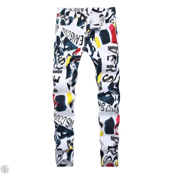 men designer jeans fashion hip hop washed pattern print bleached long distrressed zipper fly straight cotton blend asian size 11, Blue
men designer jeans fashion hip hop washed pattern print bleached long distrressed zipper fly straight cotton blend asian size 11, Blue