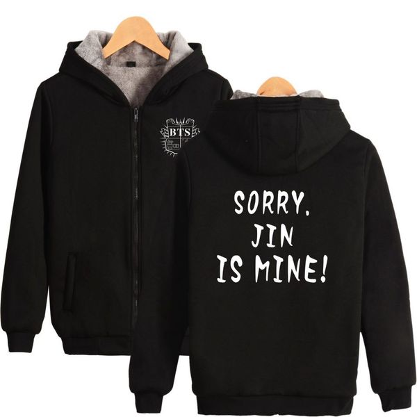 bts bulletproof shirt juvenile group jin shuozhen plus velvet thickening winter clothes zipper even hat guard t shirts, Black
bts bulletproof shirt juvenile group jin shuozhen plus velvet thickening winter clothes zipper even hat guard t shirts, Black