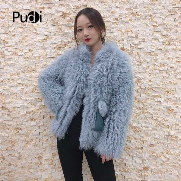 pudi women winter classic knitted real sheep fur coat jacket overcoat lady female fashion genuine fur outwear clothingtx206601, Black
pudi women winter classic knitted real sheep fur coat jacket overcoat lady female fashion genuine fur outwear clothingtx206601, Black