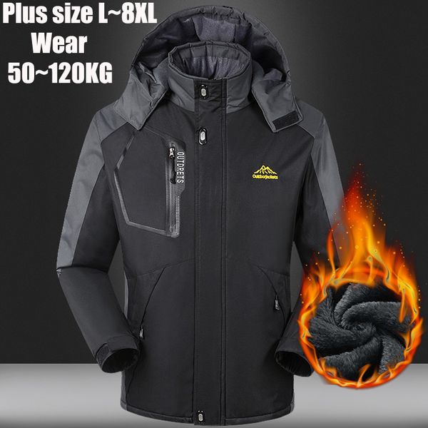 зимняя куртка мужчины 6xl 7xl 8xl толстые теплый parka руно меха с капюшоном зимние пальто ветровка водонепроницаемые куртки мужские, Black
зимняя куртка мужчины 6xl 7xl 8xl толстые теплый parka руно меха с капюшоном зимние пальто ветровка водонепроницаемые куртки мужские, Black