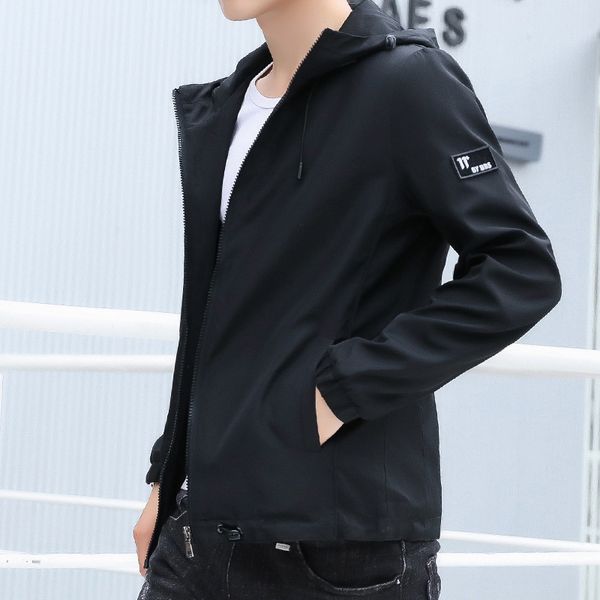 2019 new style spring and autumn jacket men's trend students handsome korean-style versatile casual hooded men's autumn clo, Black;brown
2019 new style spring and autumn jacket men's trend students handsome korean-style versatile casual hooded men's autumn clo, Black;brown