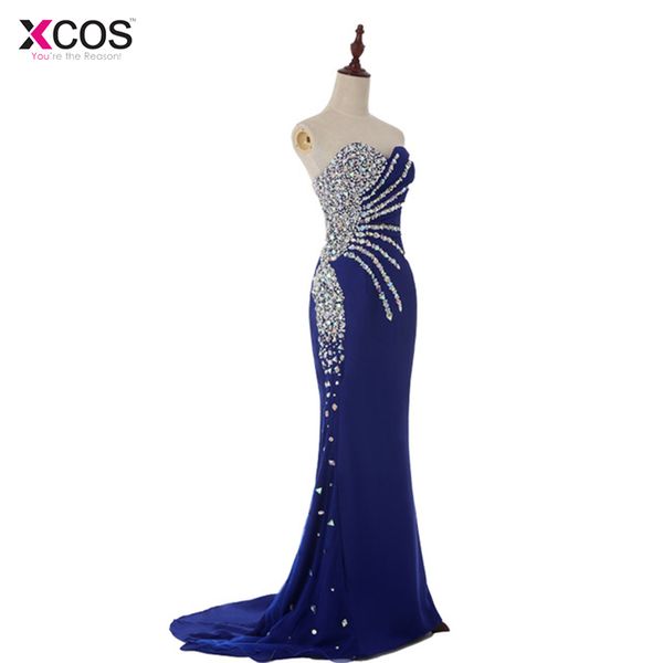 abendkleider real sample sweetheart mermaid crystal royal blue chiffon long evening dresses fashion prom dresses 2016, White;black
abendkleider real sample sweetheart mermaid crystal royal blue chiffon long evening dresses fashion prom dresses 2016, White;black