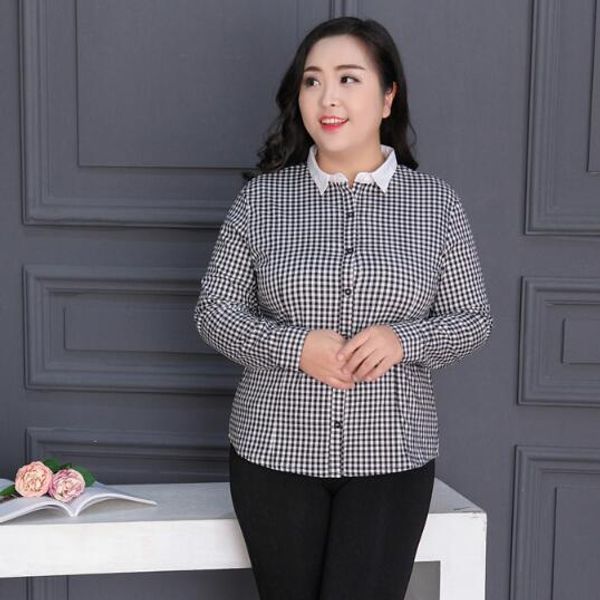 ropa 2020 social spring work plaid shirts blouses plus size blouses for women 7xl 8xl 9xl blusas elegant slim ladies a460, White
ropa 2020 social spring work plaid shirts blouses plus size blouses for women 7xl 8xl 9xl blusas elegant slim ladies a460, White