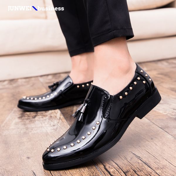 penny patent moccasins burgundy driving leather loafers outdoor tassel club party shoes men a4, Black
penny patent moccasins burgundy driving leather loafers outdoor tassel club party shoes men a4, Black