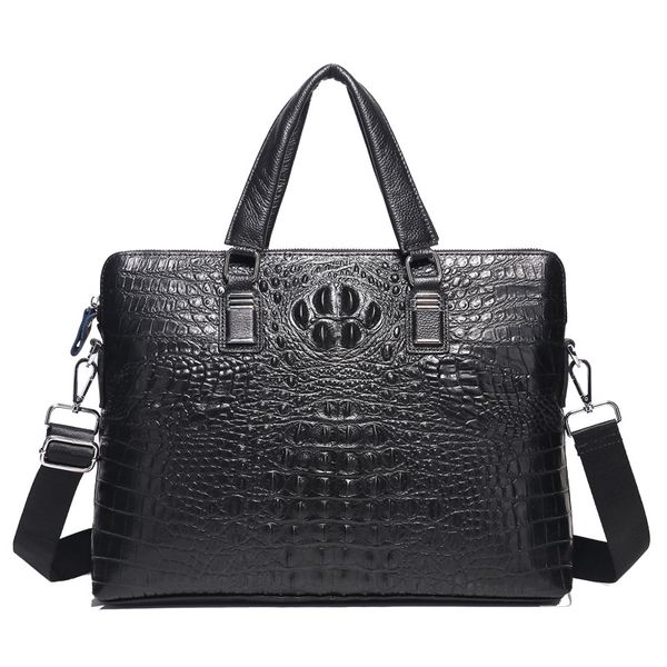 2020 new alligator cow genuine leather business men's briefcase male briefcase shoulder bag men lapcomputer bag
2020 new alligator cow genuine leather business men's briefcase male briefcase shoulder bag men lapcomputer bag
