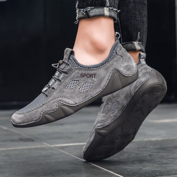 dm221 classic comfortable men casual shoes loafers men shoes quality split leather flats moccasins sneakers, Black
dm221 classic comfortable men casual shoes loafers men shoes quality split leather flats moccasins sneakers, Black