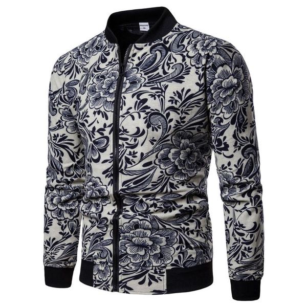 ouma 2018 autumn printed trend men's coat cool cardigan large size jacket, Black;brown
ouma 2018 autumn printed trend men's coat cool cardigan large size jacket, Black;brown