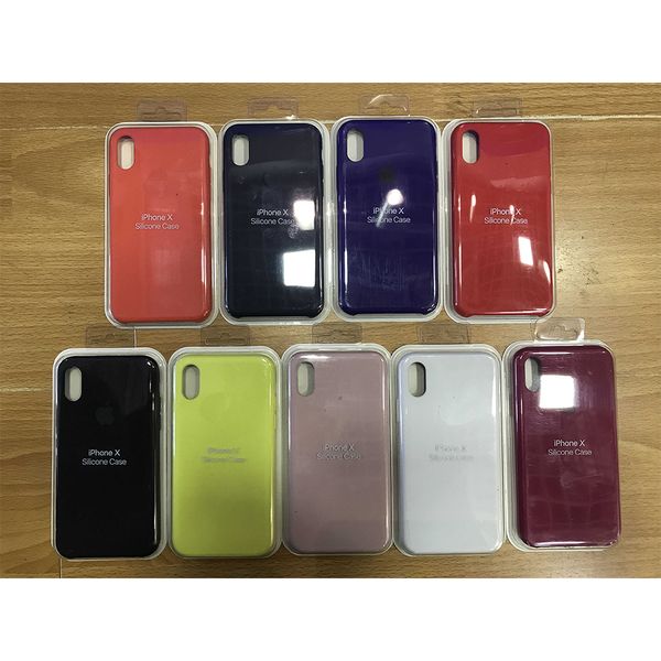 

Hybrid gel rubber liquid ilicone ca e for iphone x ma xr x 8 7 plu cla ic bumper hockproof cover for iphone 6 6 with logo