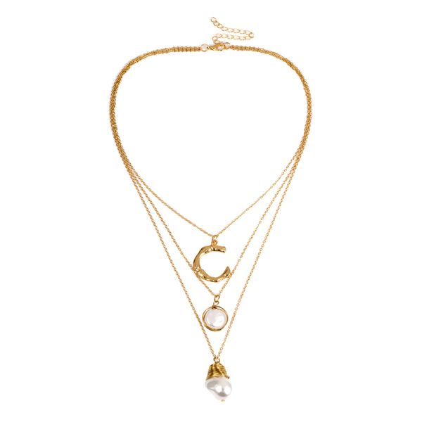 vintage layered necklace set multi-layer choker necklaces simple letter c pendant chain necklace for women wedding party jewelry, Silver
vintage layered necklace set multi-layer choker necklaces simple letter c pendant chain necklace for women wedding party jewelry, Silver